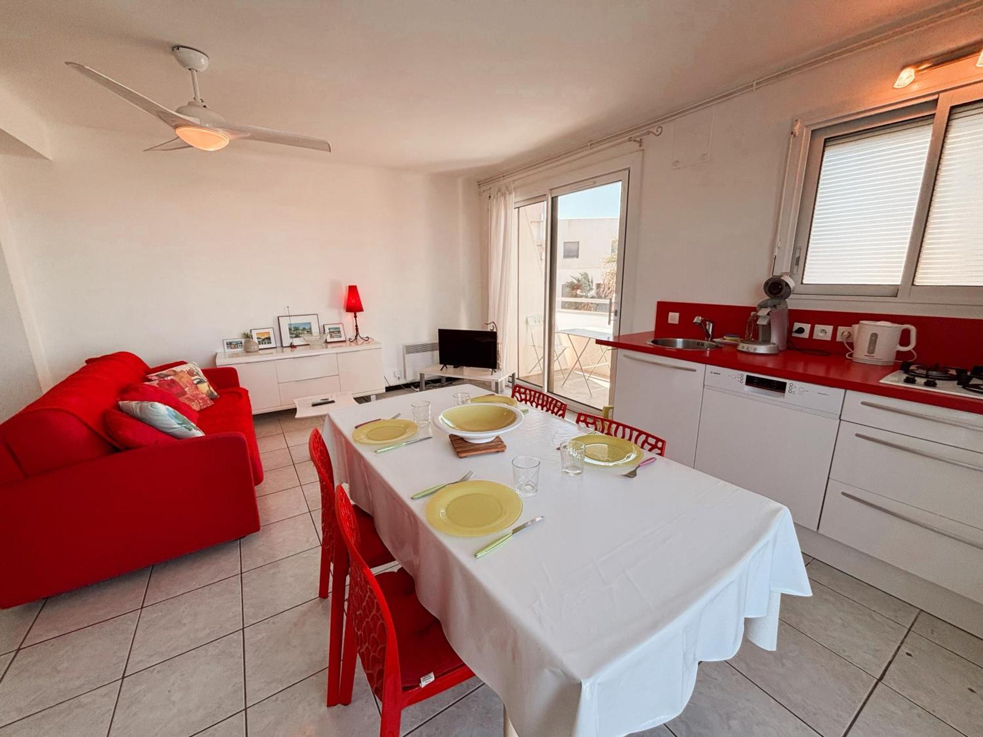 Magnifique Appartement Terrasse -36- Canet-en-Roussillon Dış mekan fotoğraf
